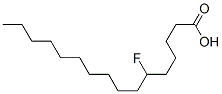 6-fluoropalmitic acid Struktur