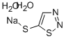 5-Mercapto-1,2,3-thiadiazole sodium salt dihydrate Struktur