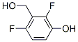 Benzenemethanol,  2,6-difluoro-3-hydroxy- Struktur