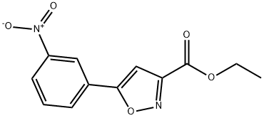 Ethyl 5-(3-Nitrophenyl)isoxazole-3-carboxylate Struktur