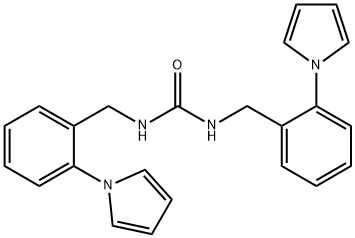 N,N'-bis[2-(1H-pyrrol-1-yl)benzyl]urea Struktur