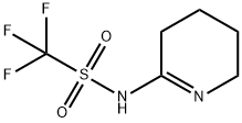 trifluoro-N-(2-piperidinylidene)methanesulfonamide Struktur