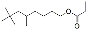 5,7,7-trimethyl-1-octyl propionate Struktur