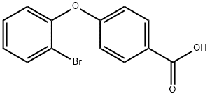 4-(2-bromophenoxy)benzoic acid Struktur