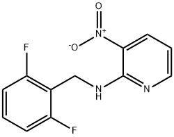 N-(2,6-difluorobenzyl)-3-nitro-2-pyridinamine Struktur