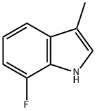 1H-Indole, 7-fluoro-3-Methyl- Struktur