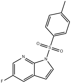 1H-Pyrrolo[2,3-b]pyridine, 5-fluoro-1-[(4-methylphenyl)sulfonyl]- Struktur