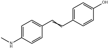 4-(4-(METHYLAMINO)STYRYL)PHENOL Struktur