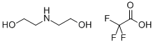 DI(2-HYDROXYETHYL)AMMONIUM TRIFLUOROACETATE Struktur