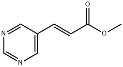 (E)-Methyl 3-(pyriMidin-5-yl)acrylate Struktur