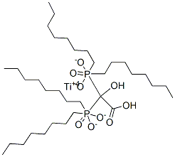 Titanium bis-(dioctylphosphato)-oxyacetate Struktur