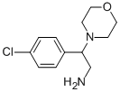 2-(4-CHLORO-PHENYL)-2-MORPHOLIN-4-YL-ETHYLAMINE Struktur