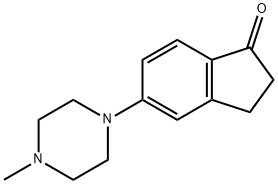 5-(4-METHYL-PIPERAZIN-1-YL)-INDAN-1-ONE Struktur