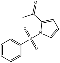 2-ACETYL-1-(PHENYLSULFONYL)PYRROLE Struktur