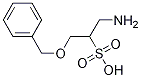 1-aMino-3-(benzyloxy)propane-2-sulfonic acid Struktur