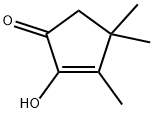 2-HYDROXY-3,4,4-TRIMETHYLCYCLOPENT-2-ENONE Struktur