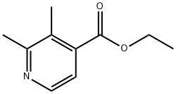 ETHYL 2,3-DIMETHYLPYRIDINE-4-CARBOXYLATE Struktur