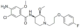 (+)-Cisapride Struktur