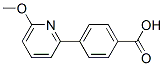 4-(6-Methoxypyridin-2-yl)benzoic acid Struktur