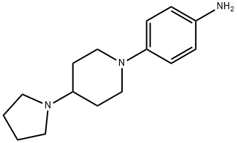 [4-[4-(PYRROLIDIN-1-YL)PIPERIDIN-1-YL]PHENYL]AMINE Struktur