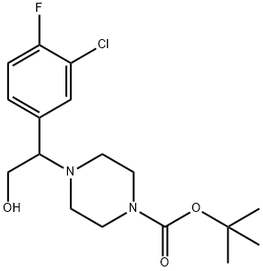 TERT-BUTYL 4-(2-HYDROXYETHYL)PIPERAZINE-1-CARBOXYLATE Struktur