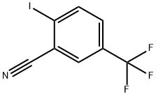 Benzonitrile, 2-iodo-5-(trifluoroMethyl)- Struktur