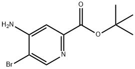 tert-Butyl 4-aMio-5-broMopyridine-2-carboxylate Struktur