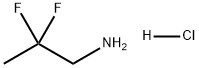 2,2-Difluoropropylamine hydrochloride Structure