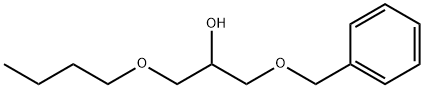 1-butoxy-3-(phenylmethoxy)propan-2-ol Struktur