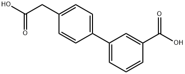 3'-CARBOXY-BIPHENYL-4-ACETIC ACID Struktur