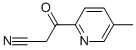 3-(5-METHYLPYRIDIN-2-YL)-3-OXOPROPANENITRILE Struktur