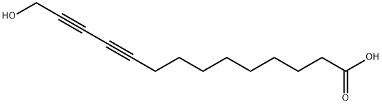 14-HYDROXY-10,12-TETRADECADIYNOIC ACID Struktur