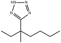 5-(1-Ethyl-1-methylpentyl)-5H-tetrazole Struktur