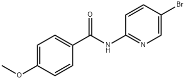 N-(5-Bromo-pyridin-2-yl)-4-methoxy-benzamide Struktur