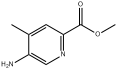 Methyl 5-aMino-4-Methylpyridine-2-carboxylate Struktur