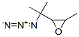 Oxirane,  2-(1-azido-1-methylethyl)-3-methyl- Struktur