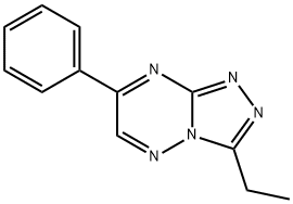 9-ethyl-4-phenyl-1,2,5,7,8-pentazabicyclo[4.3.0]nona-2,4,6,8-tetraene Struktur