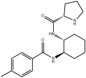 (S)-N-((1R,2R)-2-(4-MethylbenzaMido)cyclohexyl)pyrrolidine-2-carboxaMide Struktur