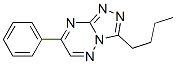 9-butyl-4-phenyl-1,2,5,7,8-pentazabicyclo[4.3.0]nona-2,4,6,8-tetraene Struktur