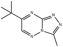 1,2,4-Triazolo(4,3-b)-1,2,4-triazine, 3-methyl-7-tert-butyl- Struktur