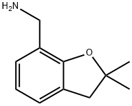 (2,2-DIMETHYL-2,3-DIHYDRO-1-BENZOFURAN-7-YL)METHYLAMINE Struktur