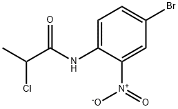 PropanaMide, N-(4-broMo-2-nitrophenyl)-2-chloro- Struktur