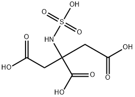 N-sulfo-2-aminotricarballylate Struktur