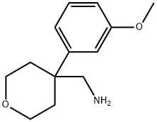 4-(3-METHOXYPHENYL)TETRAHYDRO-H-PYRAN-4-METHANAMINE Structure