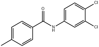 N-(3,4-dichlorophenyl)-4-methylbenzamide Struktur