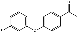 1-[4-(3-FLUORO-PHENOXY)-PHENYL]-ETHANONE Struktur