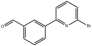 3-(3-Methoxypyridin-2-yl)benzaldehyde Struktur