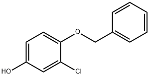 4-Benzyloxy-3-chloro-phenol Struktur