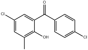 4',5-dichloro-2-hydroxy-3-methylbenzophenone  Struktur