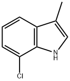 7-CHLORO-3-METHYL-1H-INDOLE Struktur